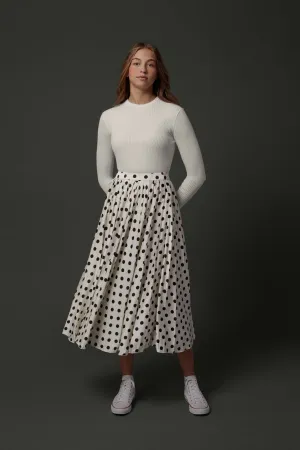 Zaikmaoya Paz Skirt in Dots