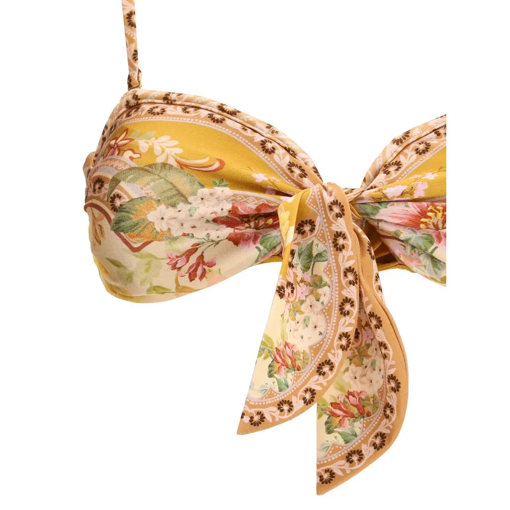 ZIMMERMANN Wylie Women Multicolor Swimsuit Fabric Floral Print Two-Piece Bikini