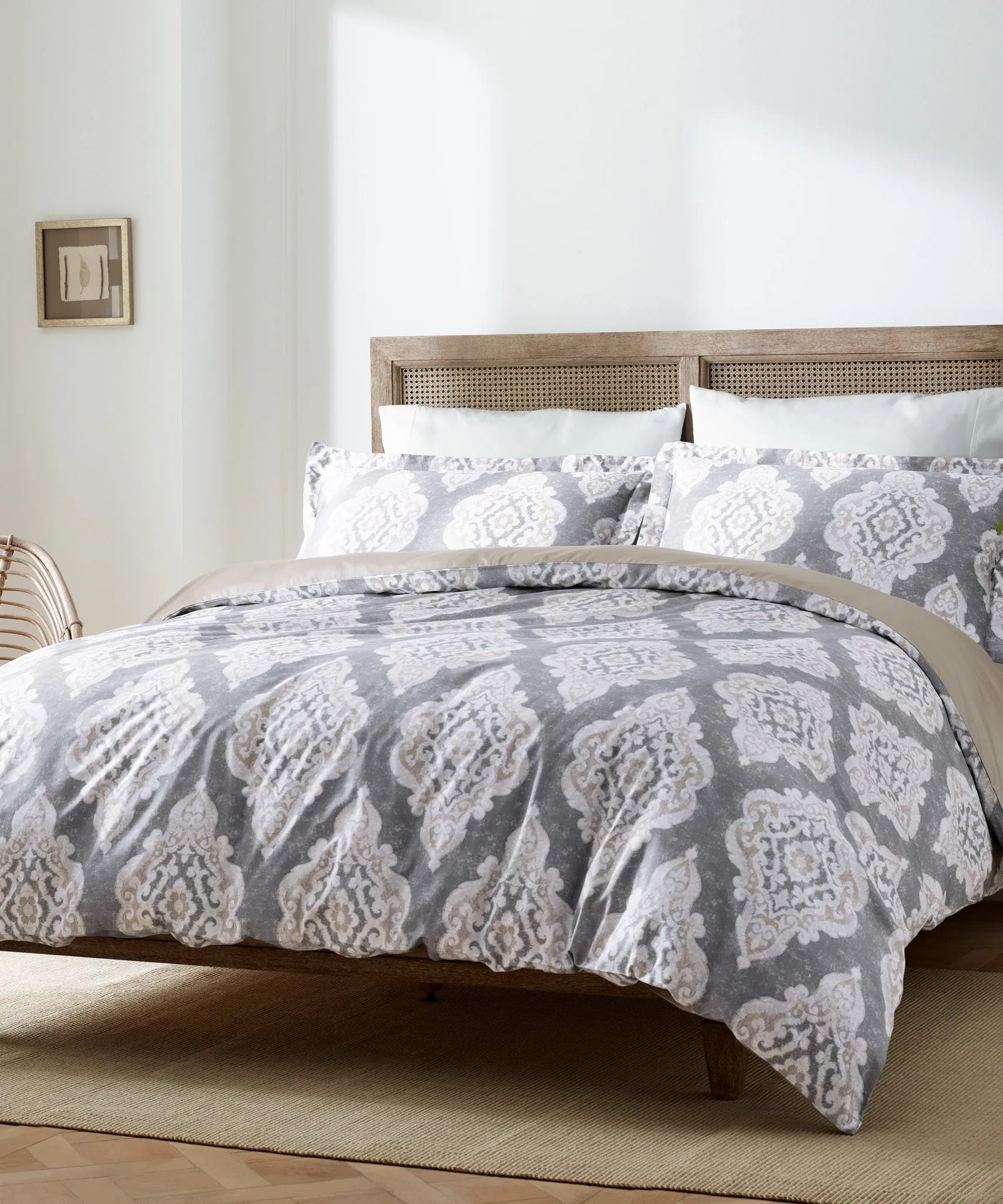 Zuri Medallion Print Duvet Set