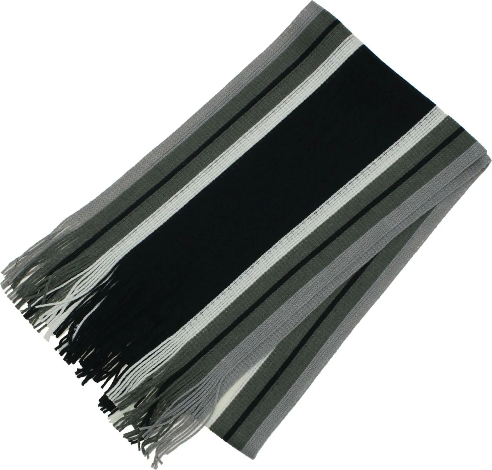 ZUZIFY Men's Striped Long Knit Winter Scarf. ZUZ0012