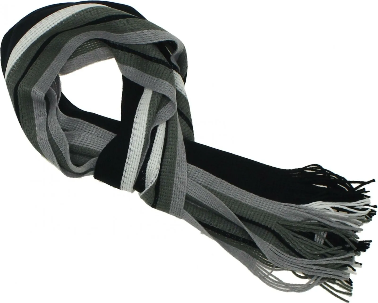 ZUZIFY Men's Striped Long Knit Winter Scarf. ZUZ0012