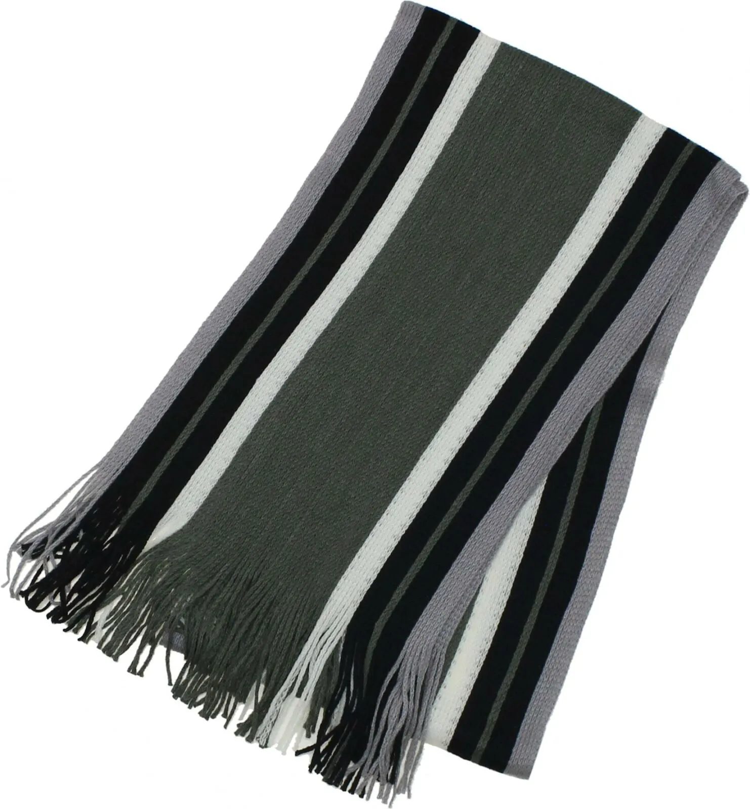 ZUZIFY Men's Striped Long Knit Winter Scarf. ZUZ0012